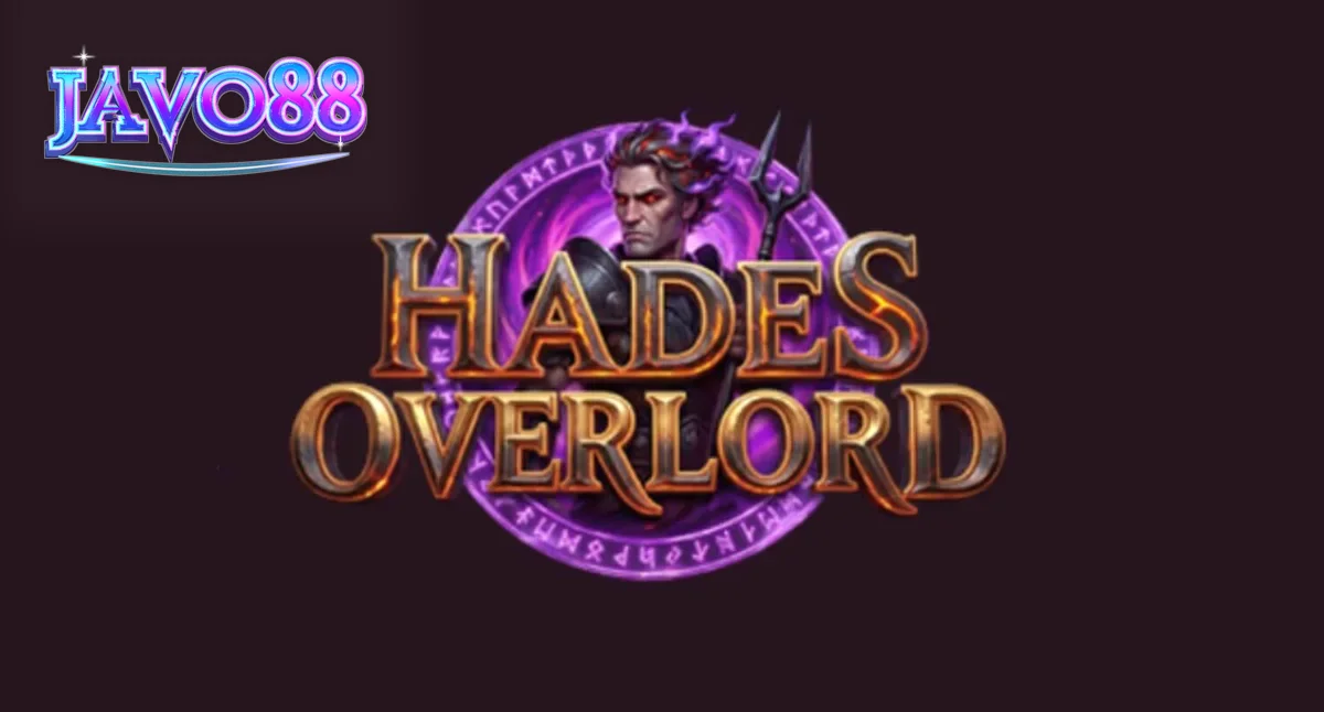 Tampilan visual slot Hades Overlord dengan tema dunia bawah tanah yang gelap dan penuh api.